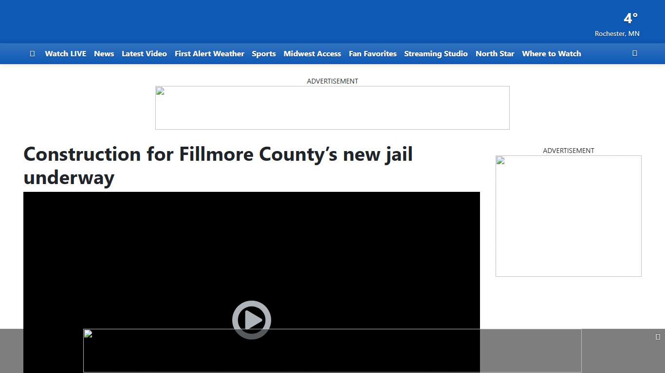 Construction for Fillmore County’s new jail underway